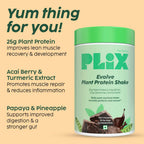 PLIX The Plant Fix Evolve Plant Protein Shake Powder - Chocolate | Grocsy
