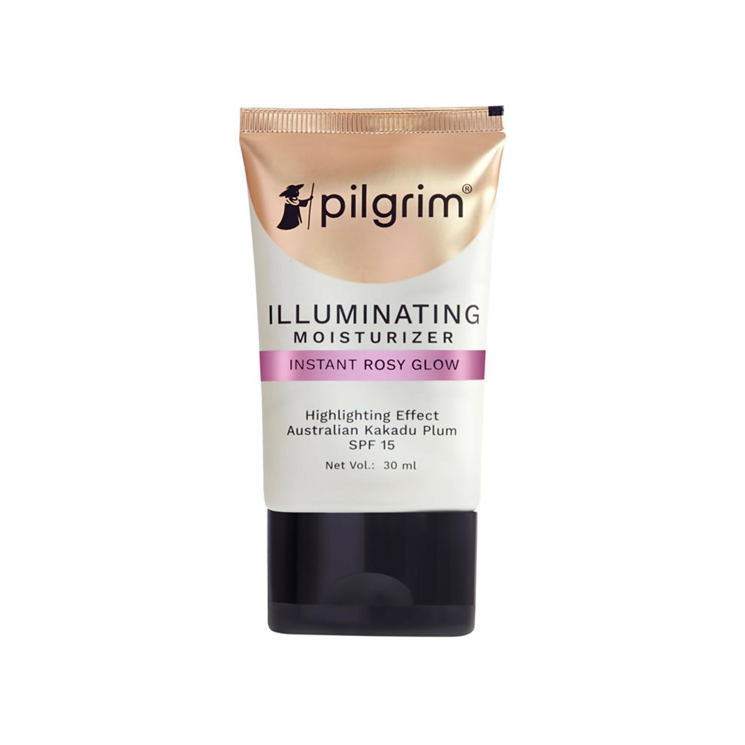 Pilgrim Illuminating Moisturizer For Instant Rosy Glow & SPF 15 with Australian Kakadu Plum | Grocsy
