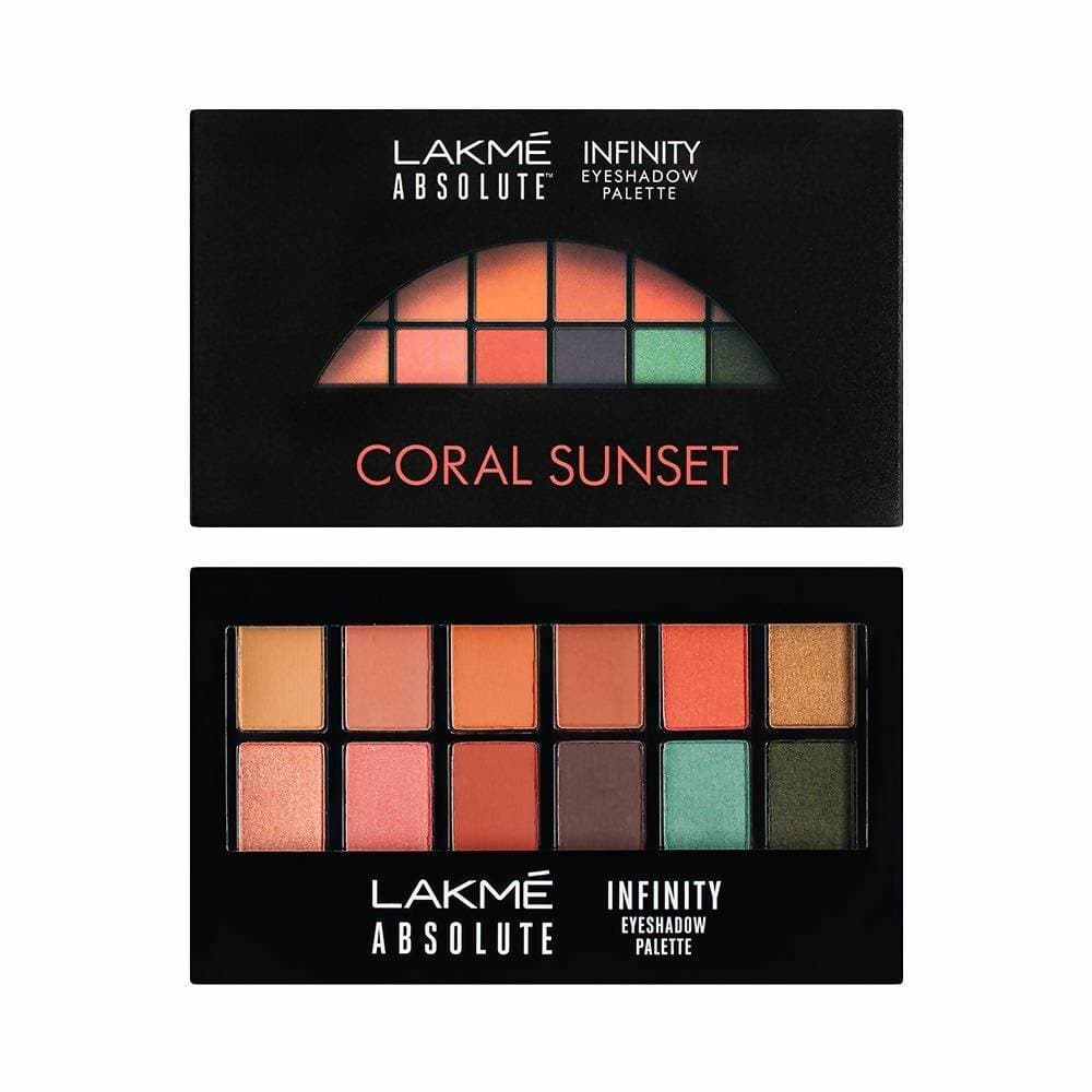 Lakme Absolute Infinity Eye Shadow Palette - Coral Sunset | Grocsy