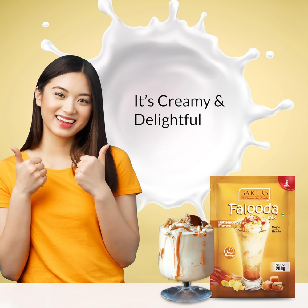 BAKERS Butter Scotch Flavored Falooda Powder | Grocsy