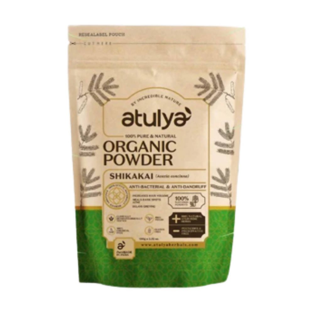 Atulya Pure & Natural Shikakai Organic Powder | Grocsy
