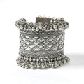 Mominos Fashion Joharkamal Oxidised Silver-Plated Ghungroo Handcraft Bracelet - Design 026
