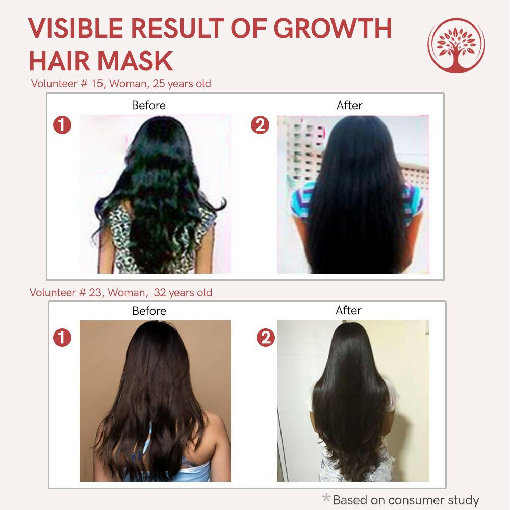 Ivory Natural Growth Hair Mask For Thicker Long And Healthier Hair | Grocsy