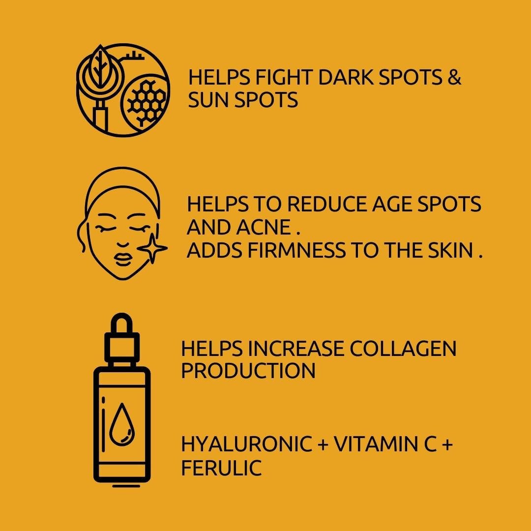 Amayra Naturals Ziya Vitamin C Face Serum | Grocsy