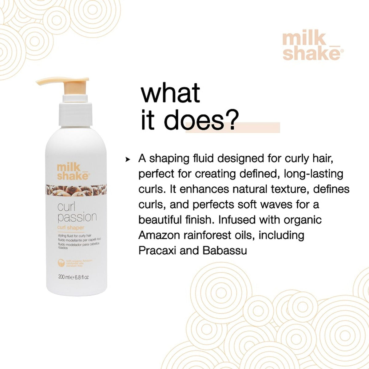Milkshake Curl Passion Shaper | Grocsy