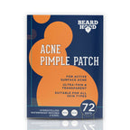 Beardhood Acne Pimple Patch Hydrocolloid Waterproof Patches For Active Surface Acne, Absorbs Pimple Overnight | Grocsy