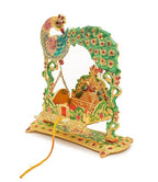 Labhcart Metal laddu Gopal Jhula Palna for Laddu Gopal Ji for 0 to 3 Number)(D12) | Grocsy