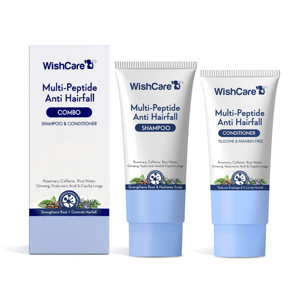 Wishcare Multi Peptide Anti Hairfall Shampoo & Conditioner | Grocsy