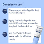 Wishcare Multi Peptide Anti Hairfall Shampoo & Conditioner | Grocsy