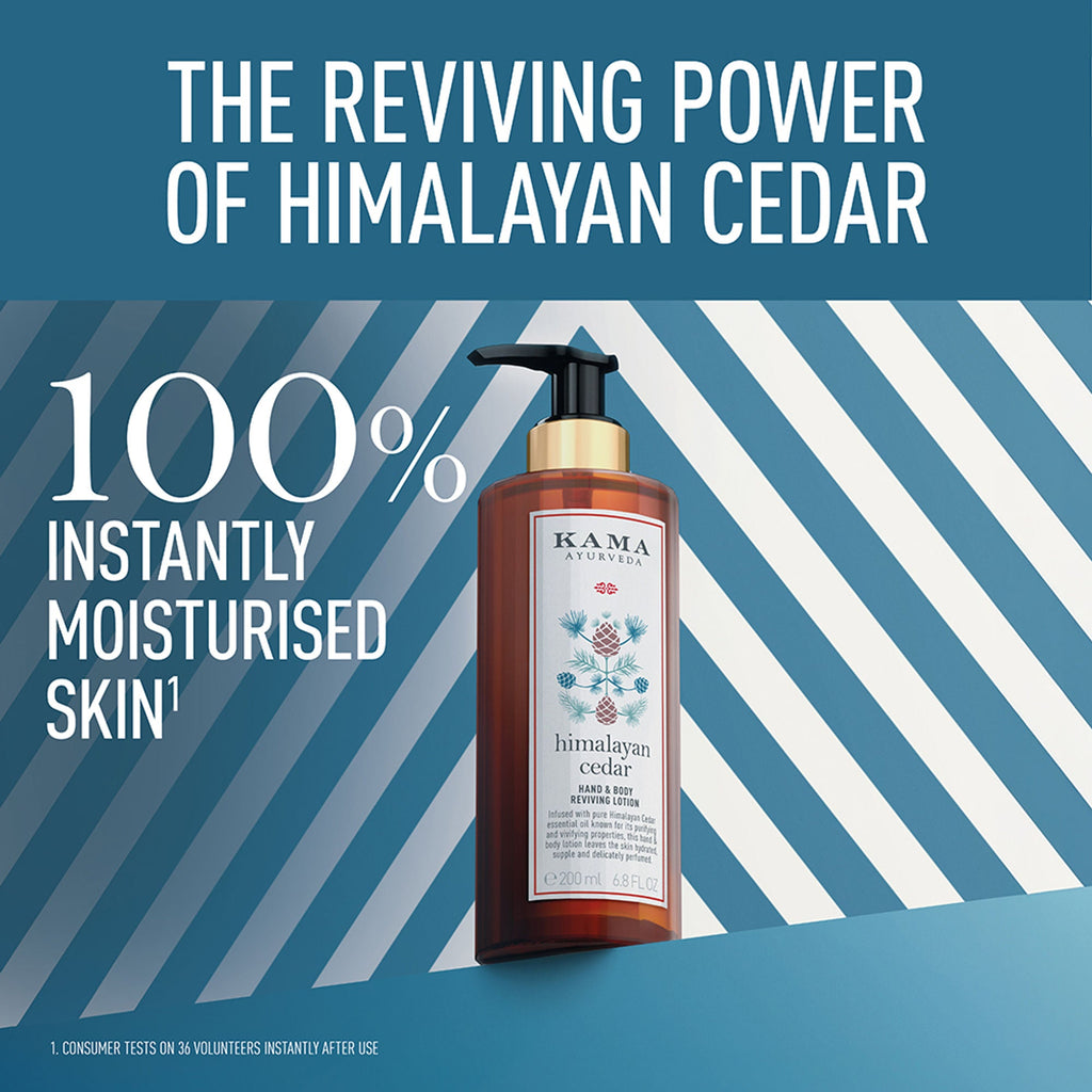 Kama Ayurveda Himalayan Cedar Lightweight & Reviving with Paraben Free Hand And Body Lotion | Grocsy