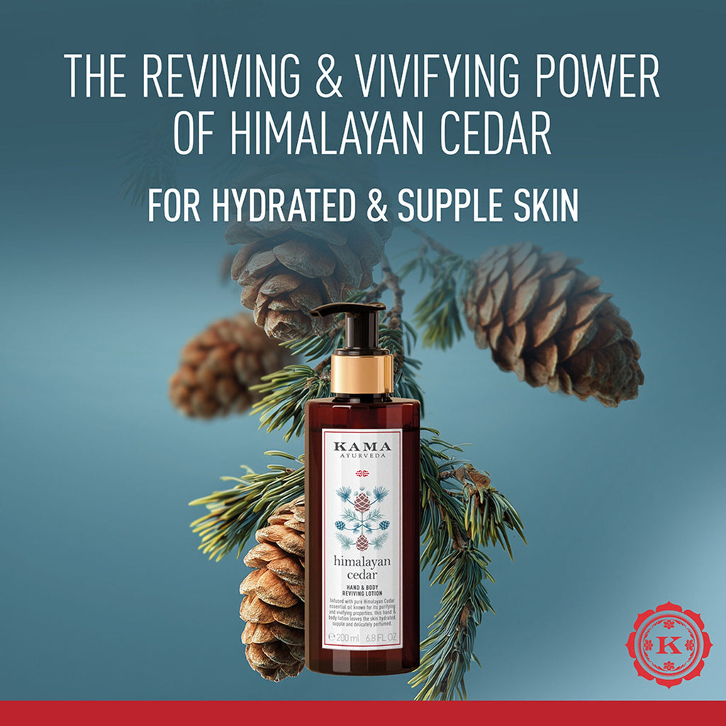 Kama Ayurveda Himalayan Cedar Lightweight & Reviving with Paraben Free Hand And Body Lotion | Grocsy