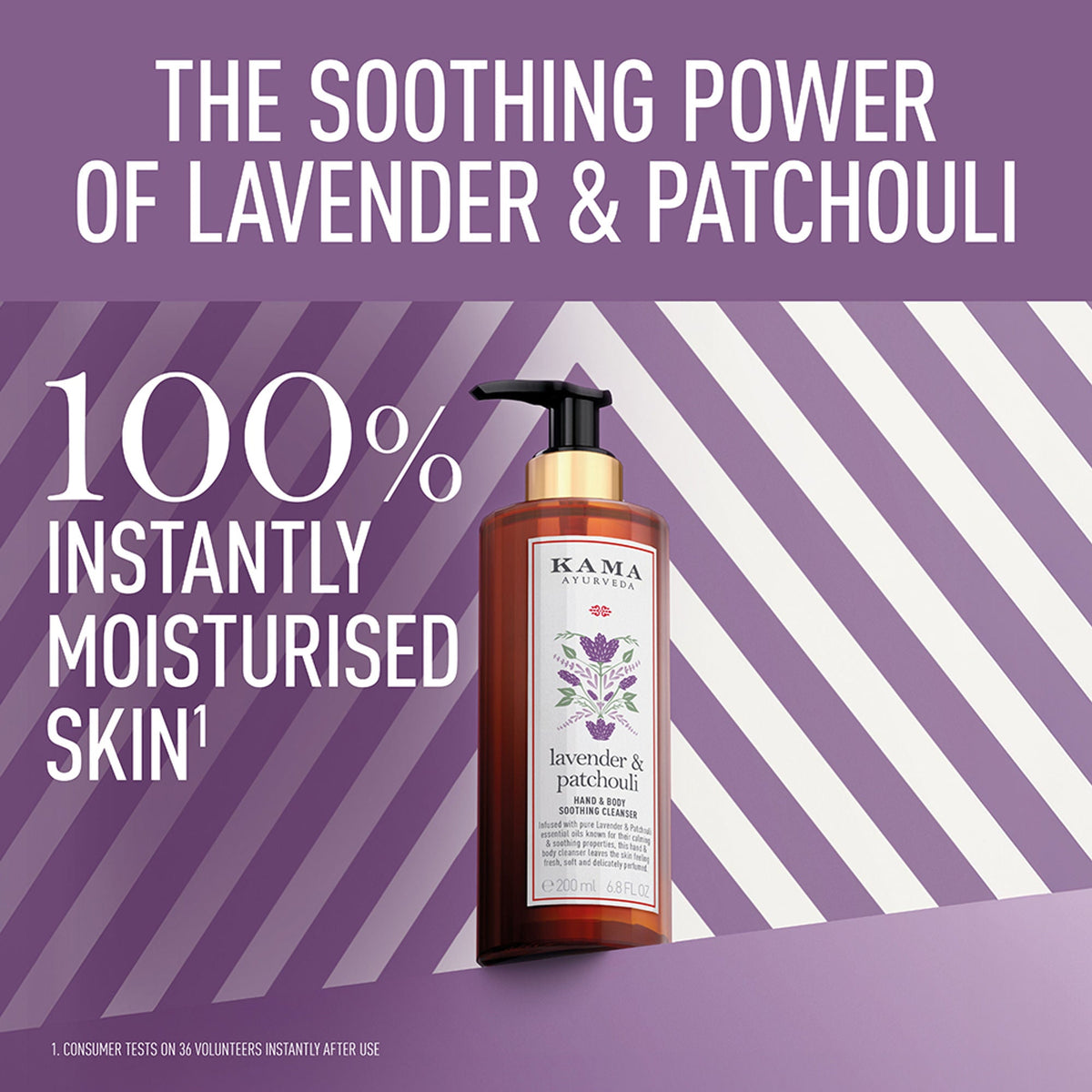 Kama Ayurveda Lavender & Patchouli Calming & Refreshing with Paraben Free Body Cleanser | Grocsy