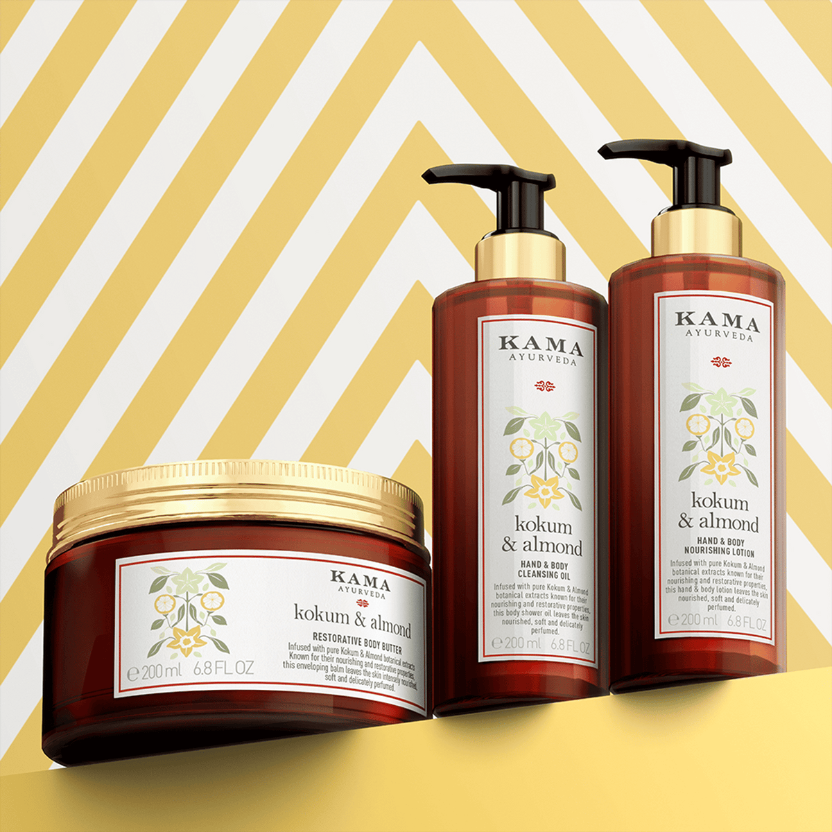 Kama Ayurveda Kokum Almond Restoring & Hydrating with Paraben Free Hand And Body Lotion | Grocsy