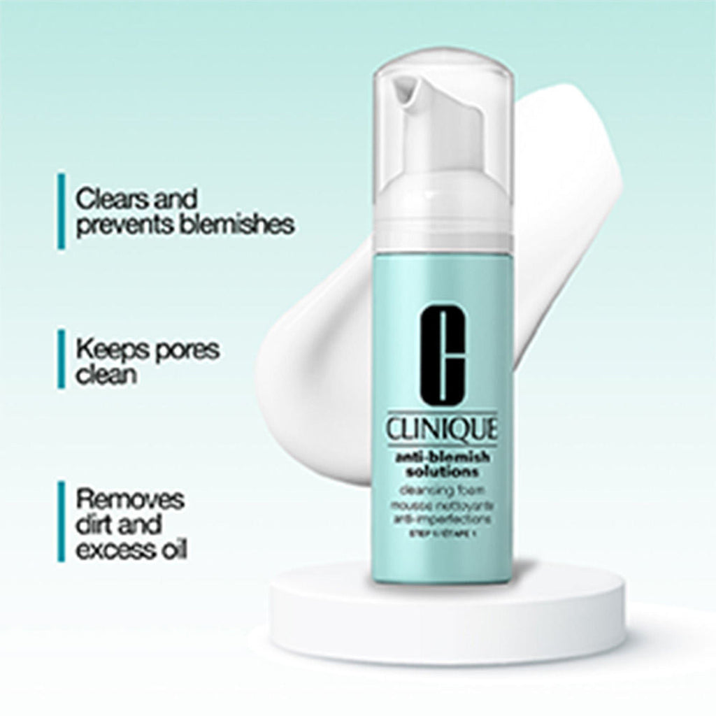 Clinique Anti-Blemish Solutions - Cleansing Foam With Salicylic Acid | Grocsy