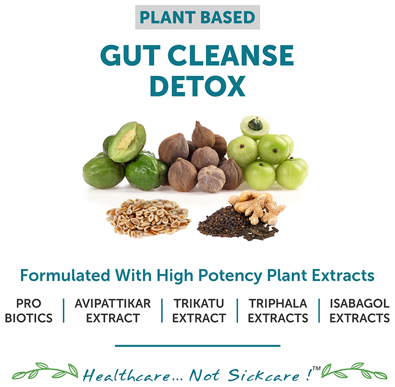 Bliss Welness Gut Detox Veg Tablet | Grocsy