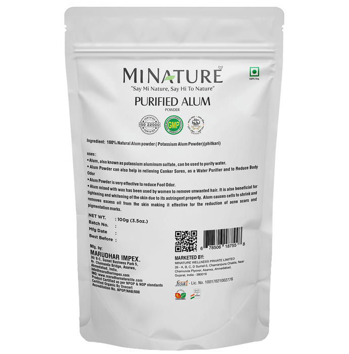 Minature Purified Alum Powder | Grocsy