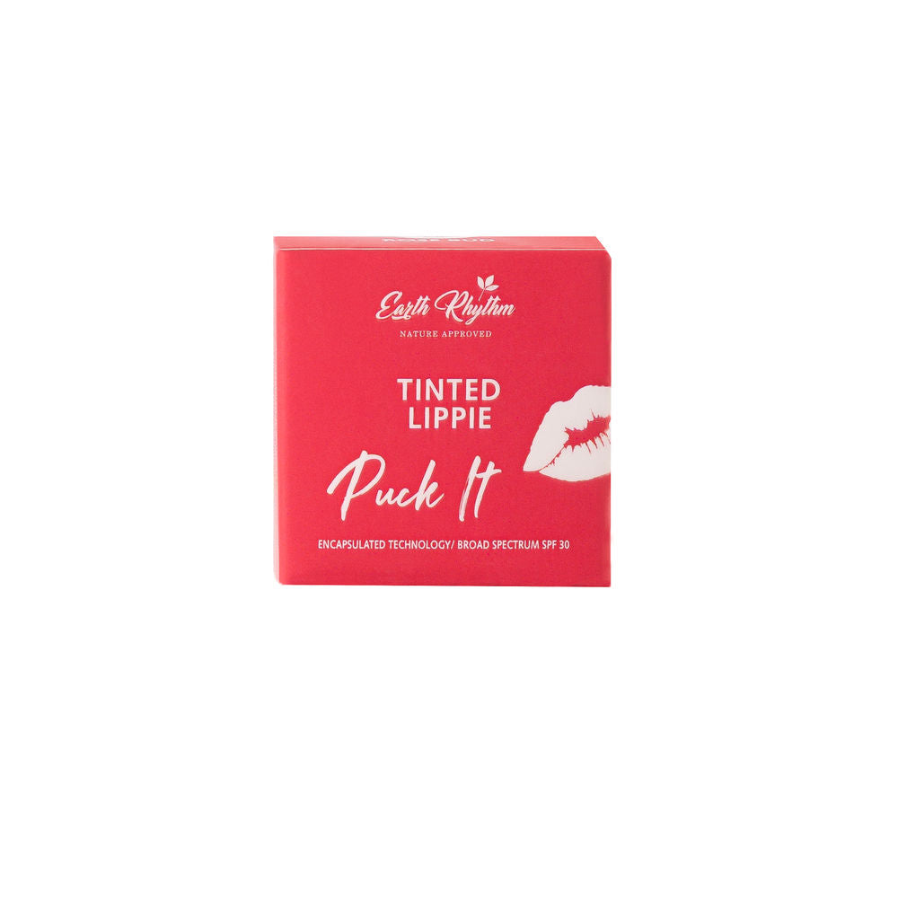 Earth Rhythm Tinted Lippie Puck It Lip Balm - Rose Bud | Grocsy