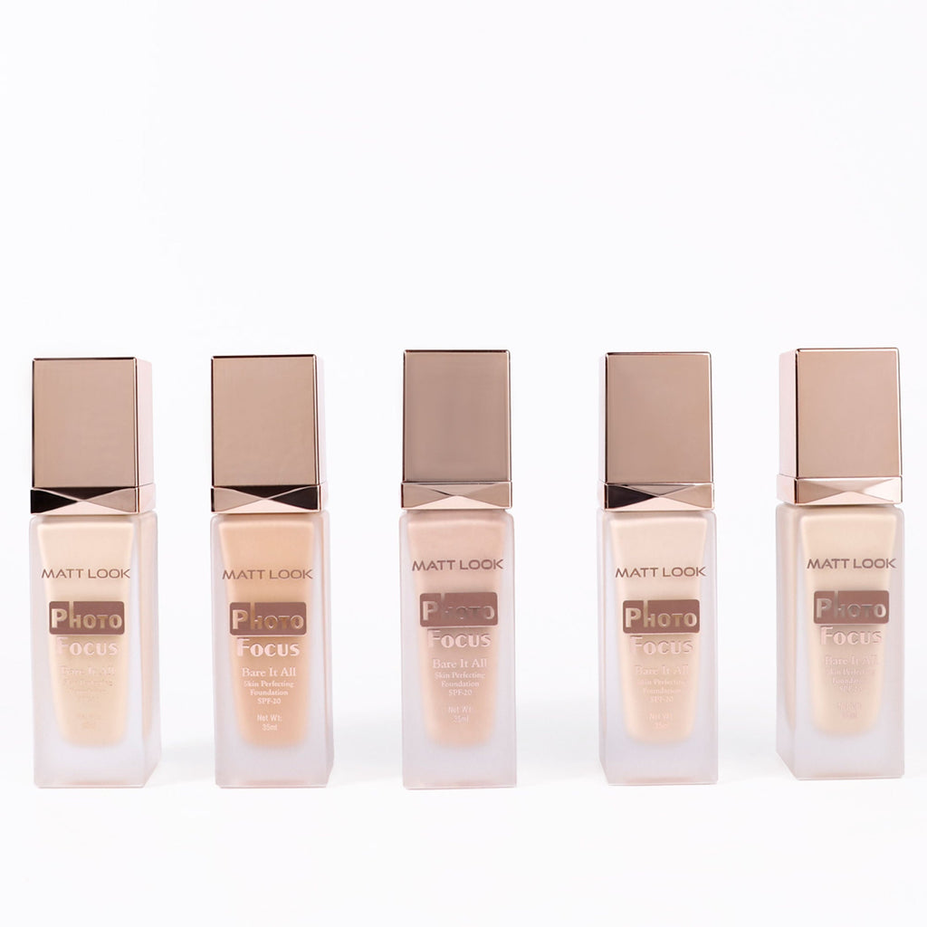 Matt Look Photo Focus Bare It All Skin Perfecting Foundation - Worthy Almond | Grocsy