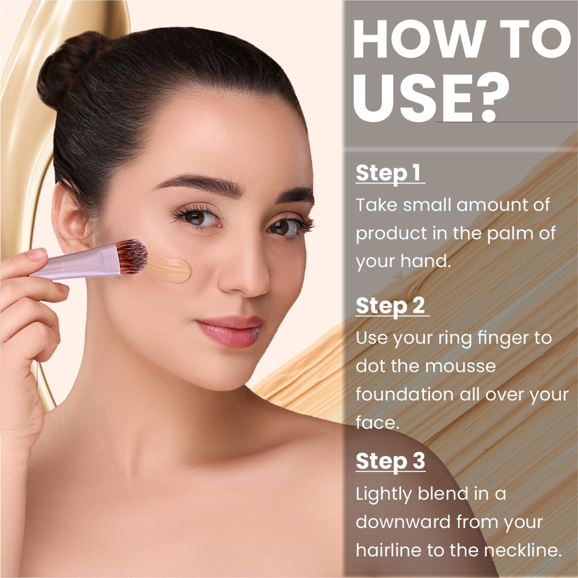 Matt Look Photo Focus Bare It All Skin Perfecting Foundation - Worthy Almond | Grocsy