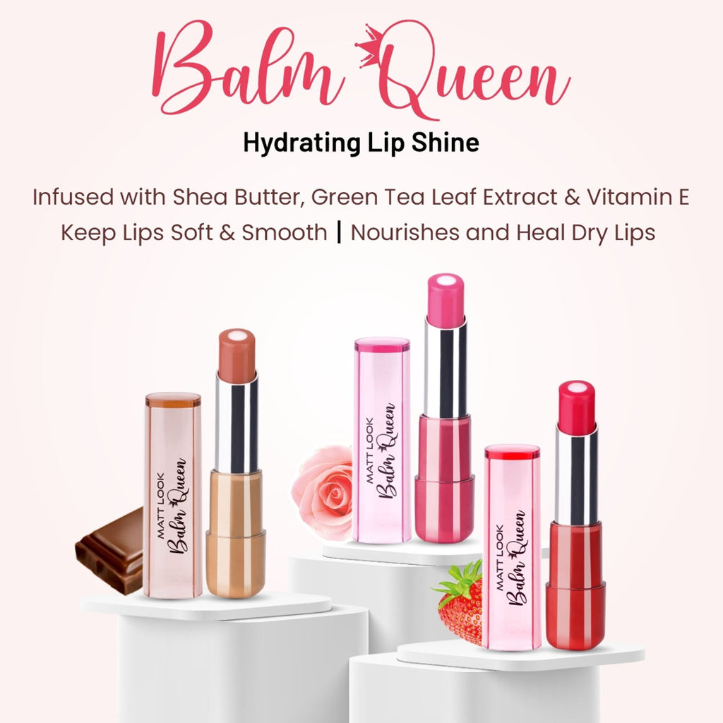 Matt Look Balm Queen Hydrating Lip Balms - Coco Nude | Grocsy