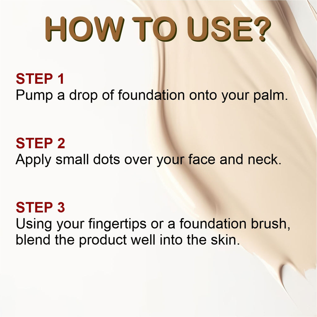 Matt Look High Coverage Foundation - Cream Beige | Grocsy