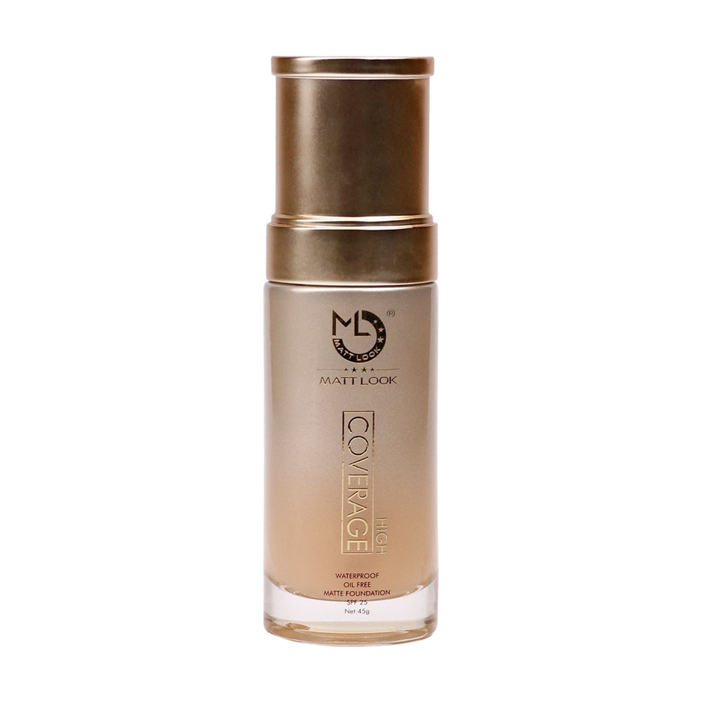 Matt Look High Coverage Foundation - Fawn | Grocsy