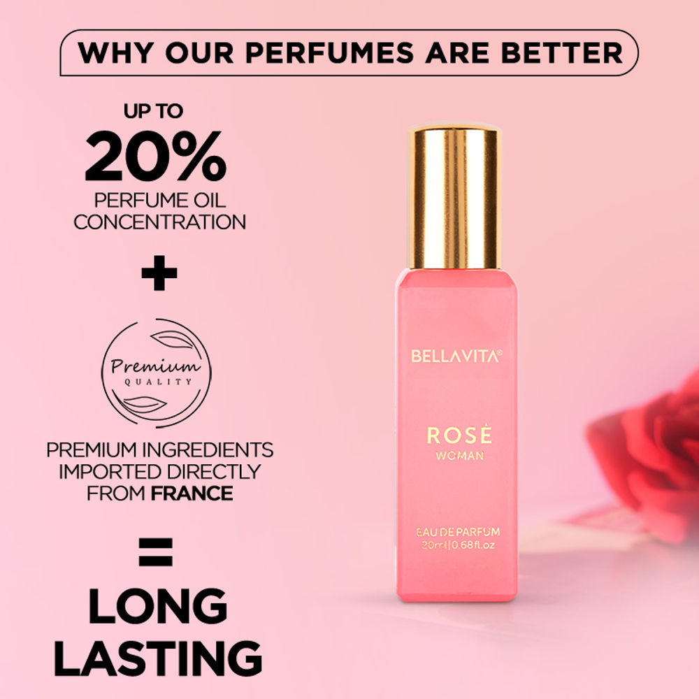 Bella Vita Rose Woman Eau De Perfume | Grocsy