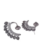Shoshaa Silver-Plated Contemporary Ear Cuff | Grocsy