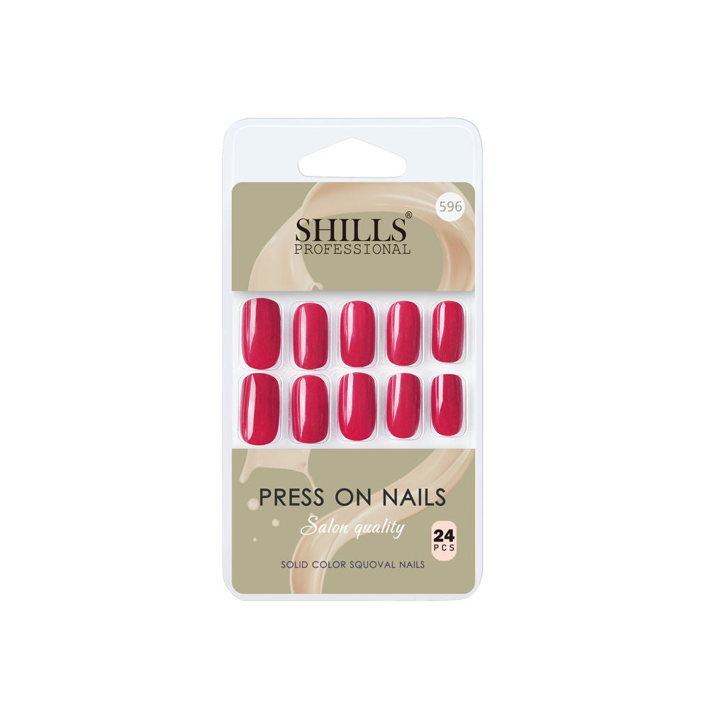 Shills Professional Reusable Press On Nails Square - SPN596 | Grocsy