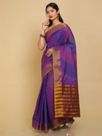 Kalamandir Beautiful Ikkat Print Multi Color Uppada Saree | Grocsy