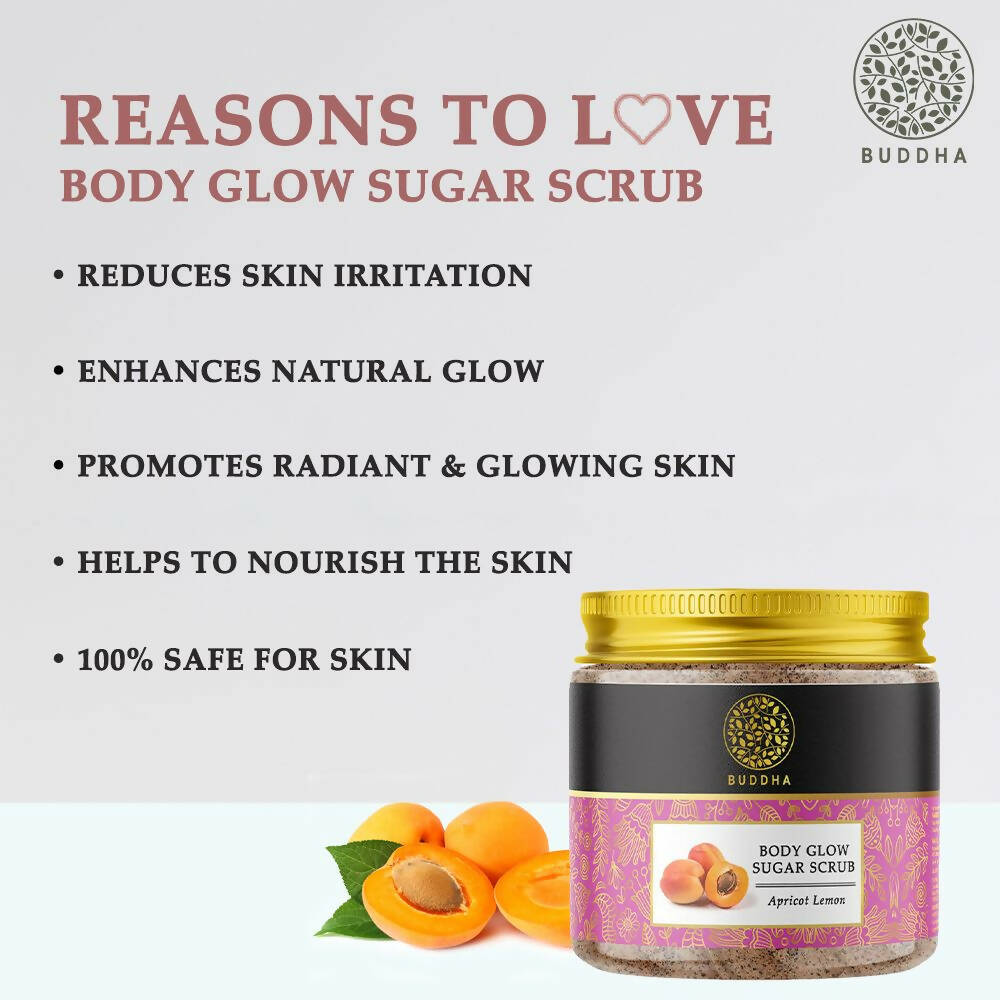 Buddha Natural Body Glow Sugar Scrub | Grocsy