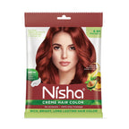 Nisha Creme Hair Color for Women - Mahogany | Grocsy