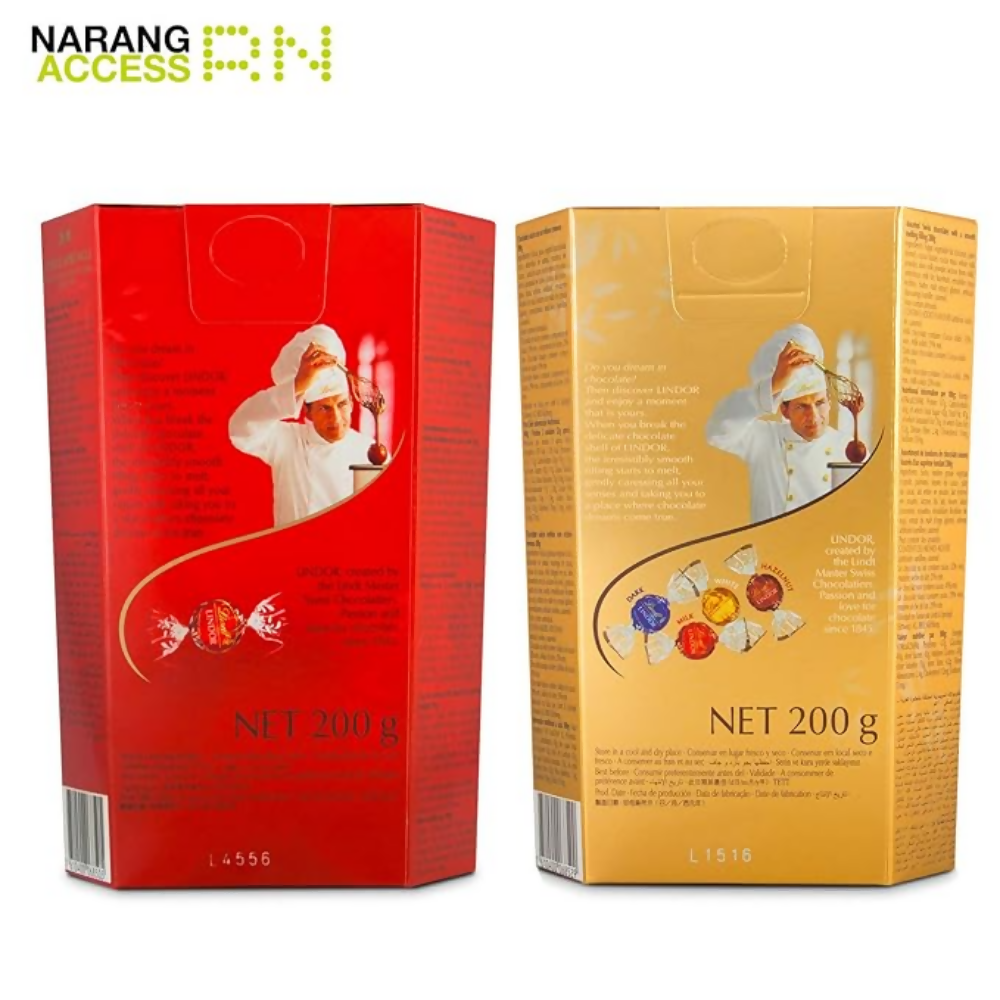 Lindt Lindor Milk Chocolate Box And Lindor Assorted Chocolate Box | Grocsy