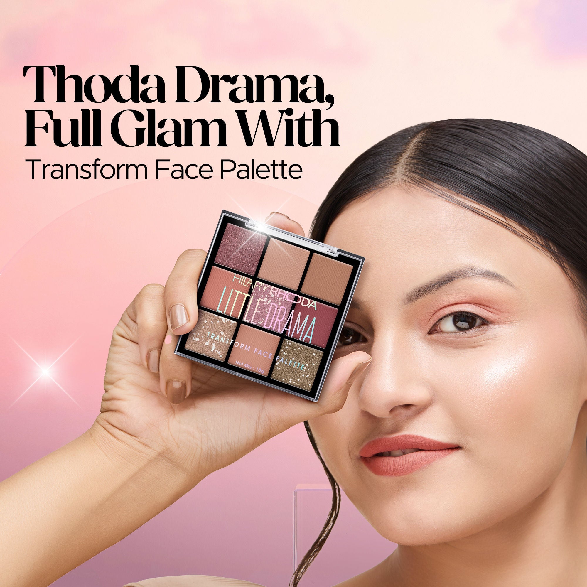 Hilary Rhoda Transform Face Palette - Soft Glam 01 | Grocsy
