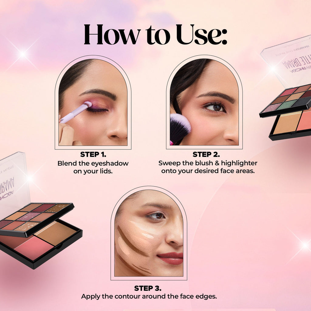 Hilary Rhoda Transform Face Palette - Soft Glam 01 | Grocsy
