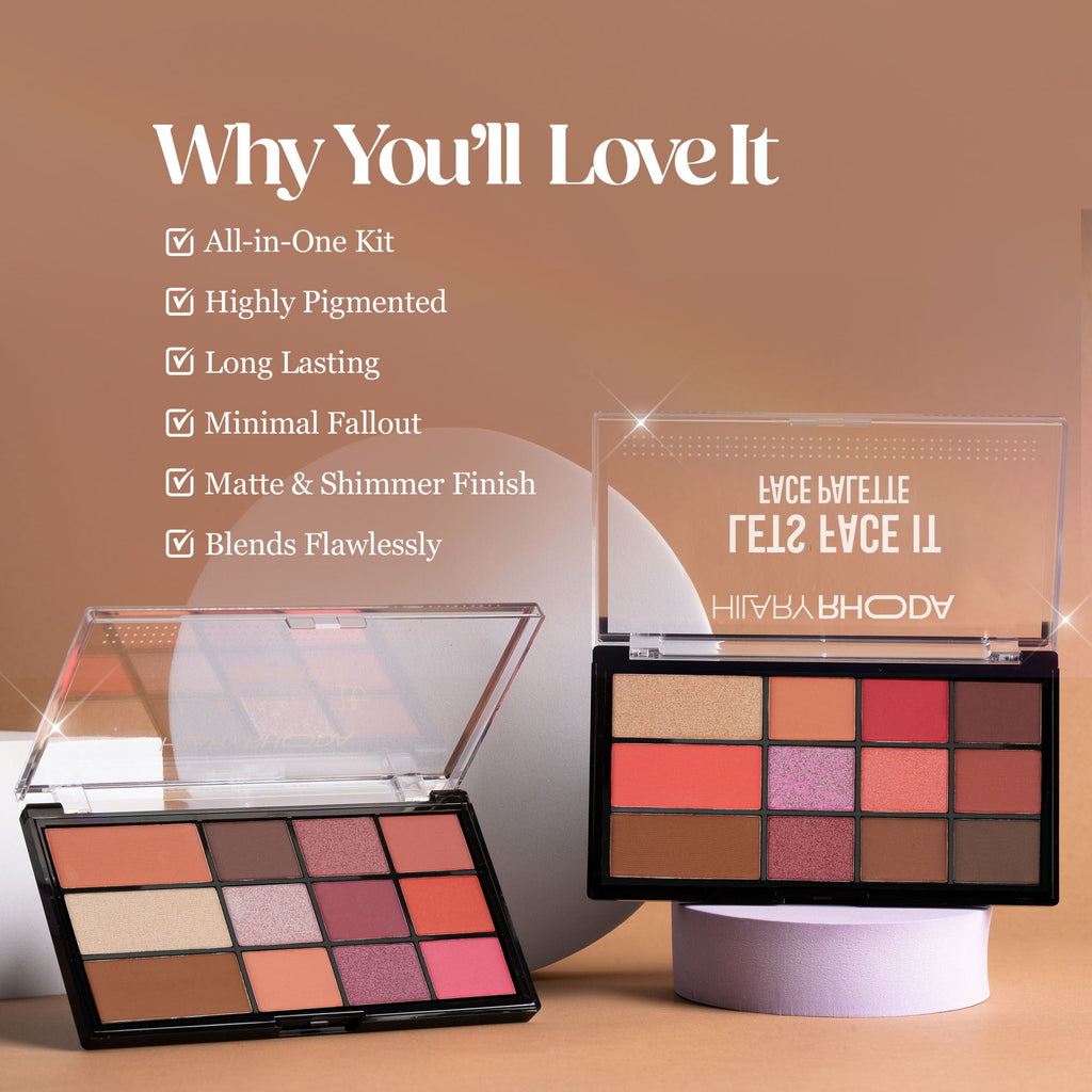 Hilary Rhoda Lets Face It Face Palette - Day Spring 01 | Grocsy