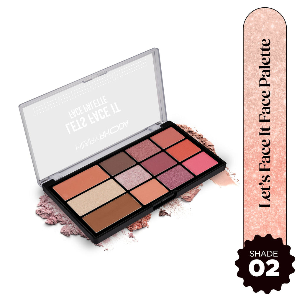 Hilary Rhoda Lets Face It Face Palette - Sun Downer 02 | Grocsy