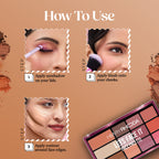 Hilary Rhoda Lets Face It Face Palette - Sun Downer 02 | Grocsy