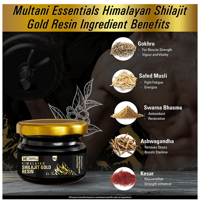 Multani Essentials Himalayan Sj Gold Resin | Grocsy