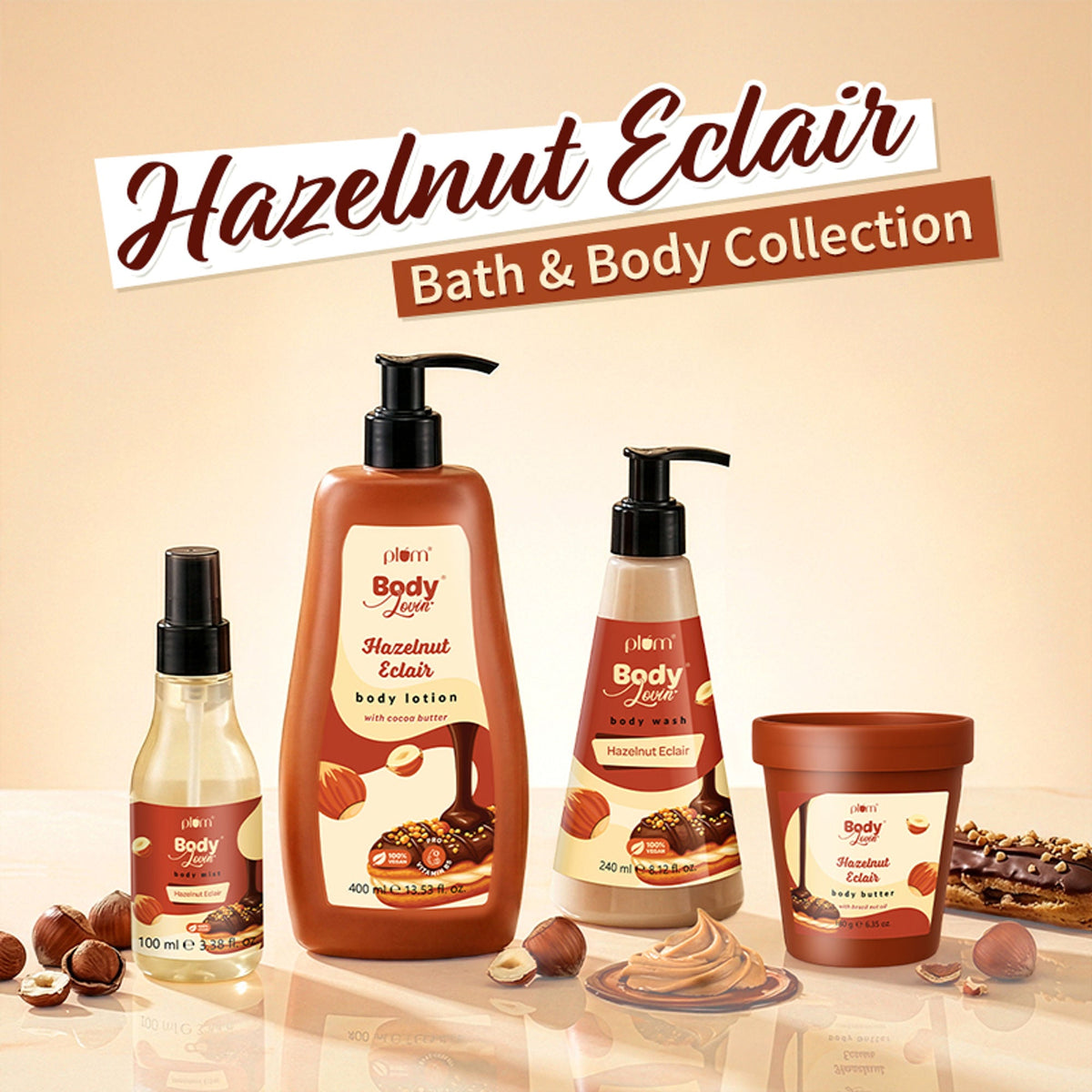 Plum BodyLovin' Hazelnut Eclair Body Wash | Grocsy