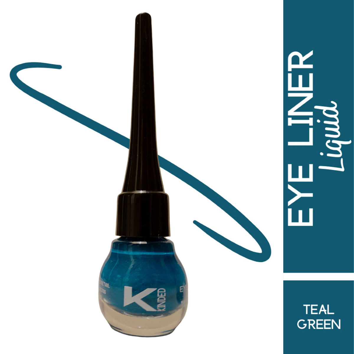 KINDED Liquid Eye Liner - Teal Green | Grocsy