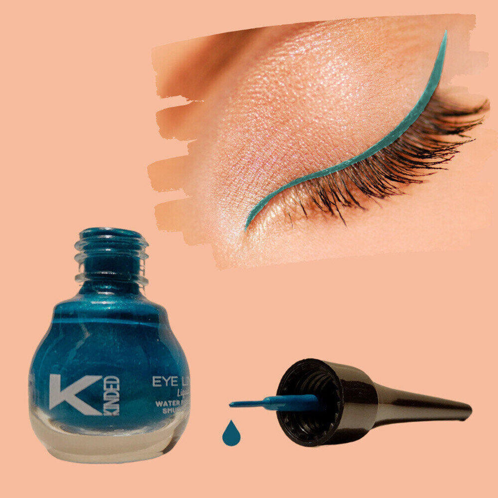 KINDED Liquid Eye Liner - Teal Green | Grocsy