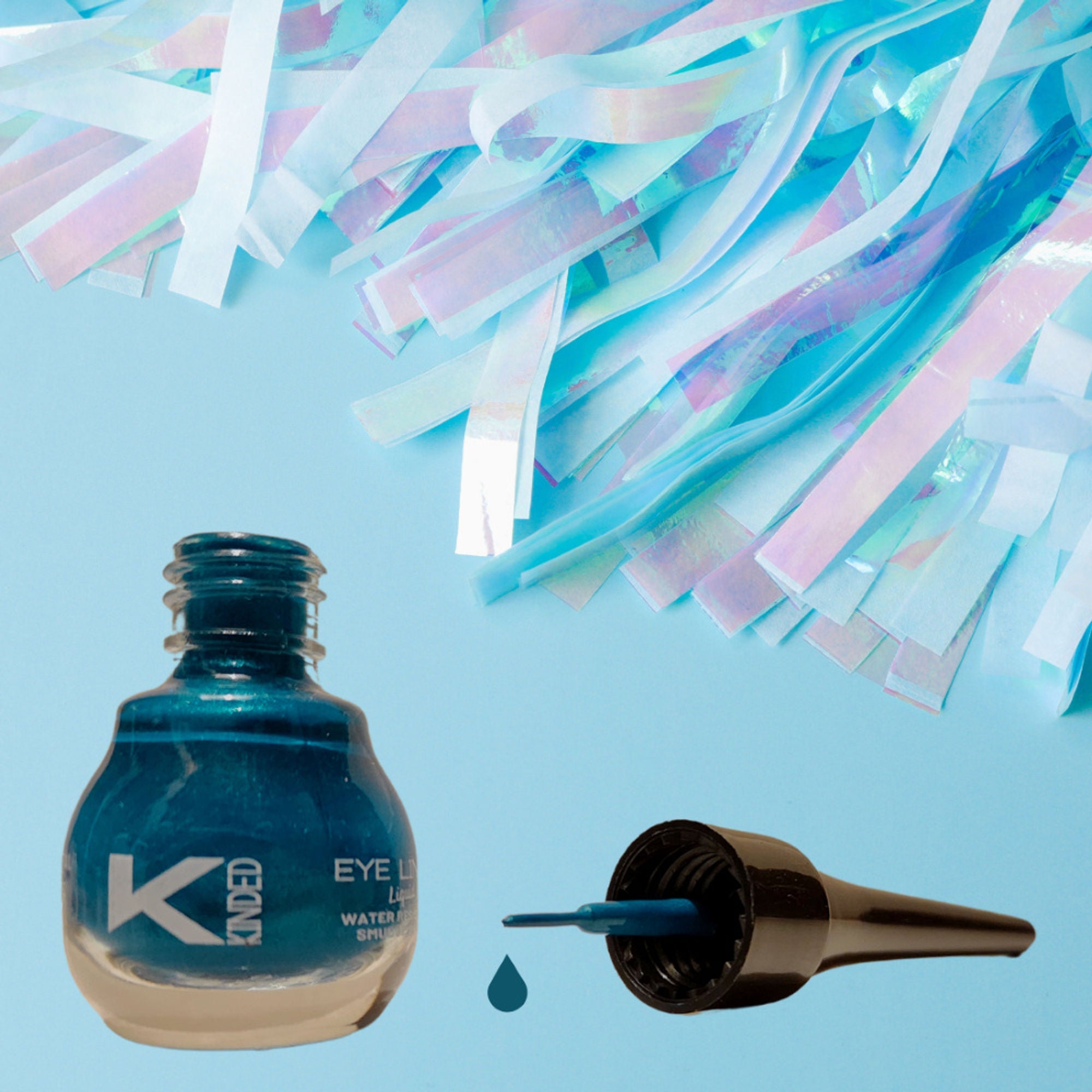 KINDED Liquid Eye Liner - Teal Green | Grocsy