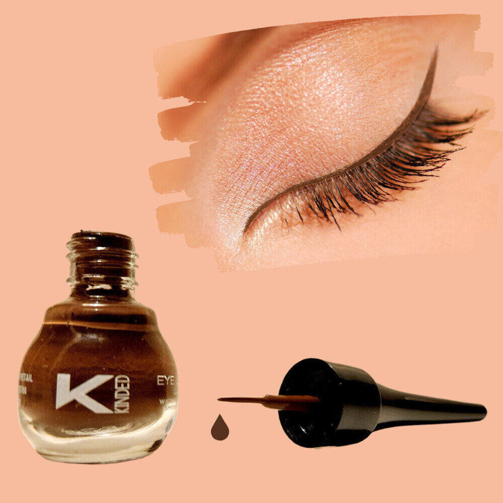 KINDED Liquid Eye Liner - Chocolate Brown | Grocsy