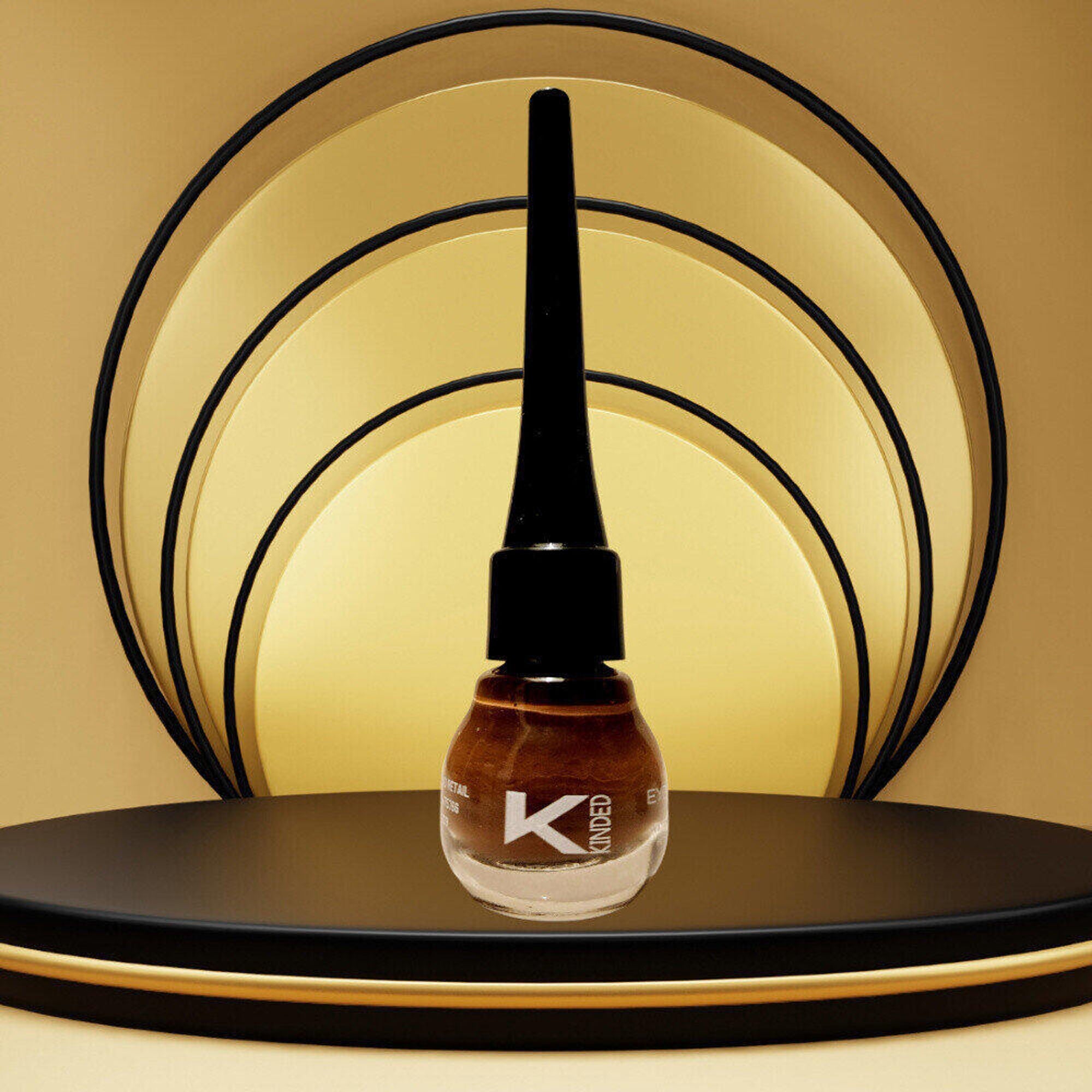 KINDED Liquid Eye Liner - Chocolate Brown | Grocsy