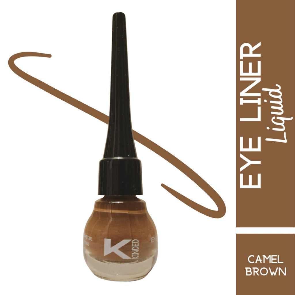 KINDED Liquid Eye Liner - Camel Brown | Grocsy