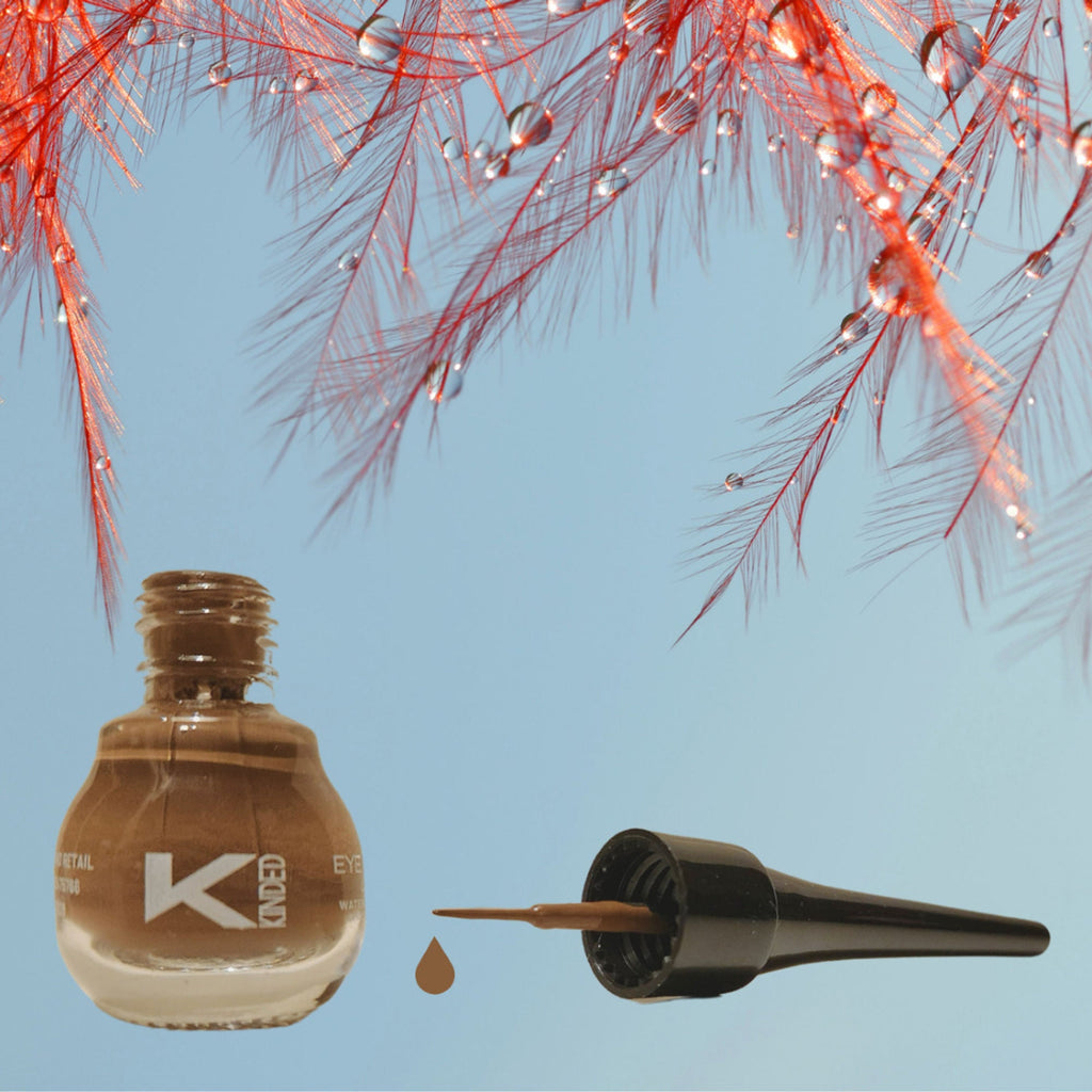 KINDED Liquid Eye Liner - Camel Brown | Grocsy