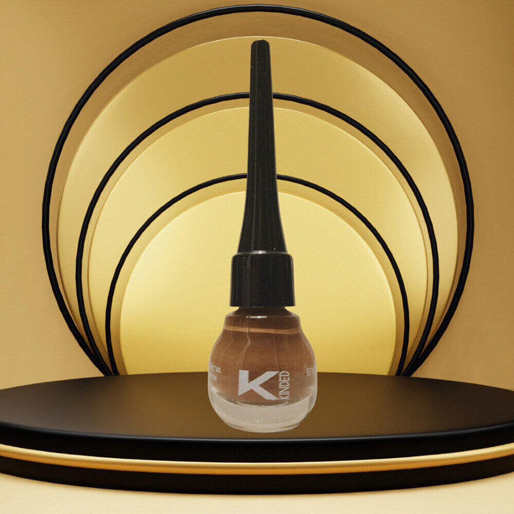 KINDED Liquid Eye Liner - Camel Brown | Grocsy