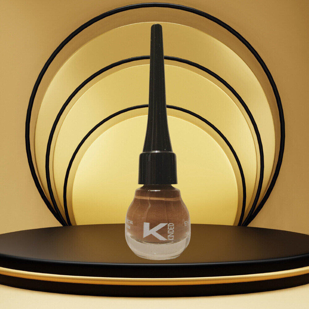 KINDED Liquid Eye Liner - Camel Brown | Grocsy