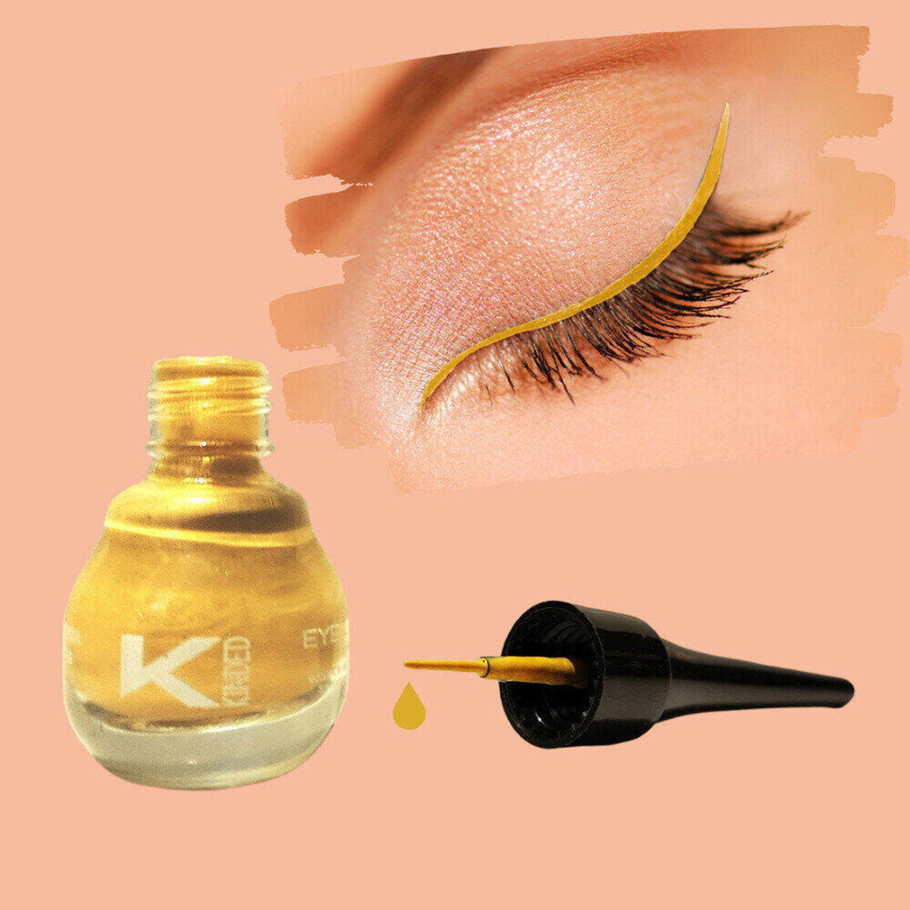 KINDED Liquid Metallic Eye Liner - Golden Glaze | Grocsy